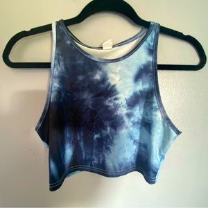 Fun Tie-dye blue color!